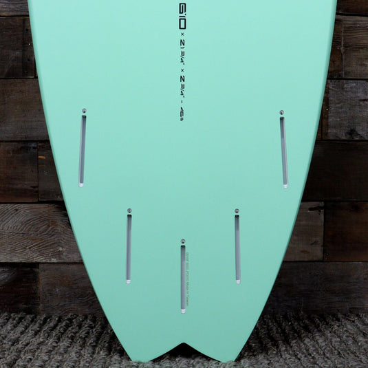 Torq ModFish TET 6'10 × 21 ¾ × 2 ¾ Surfboard - Seagreen/White 3