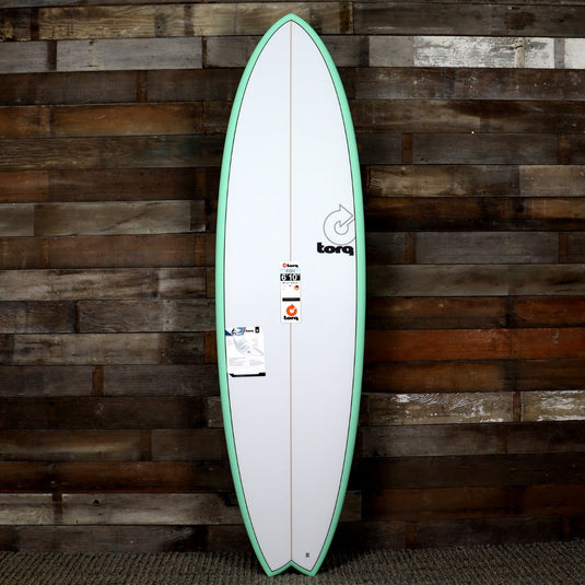 Torq ModFish TET 6'10 × 21 ¾ × 2 ¾ Surfboard - Seagreen/White 1