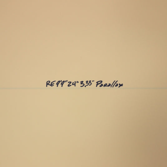 CJ Nelson Designs Parallax Thunderbolt Red 9'9 × 24 × 3 ⅓ Surfboard - Tan 4