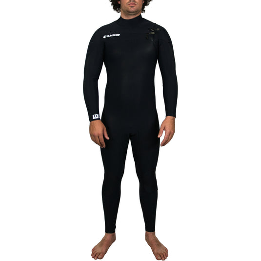 Cleanline 4/3 Chest-Zip Wetsuit 1