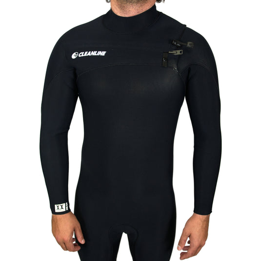 Cleanline 4/3 Chest-Zip Wetsuit 3