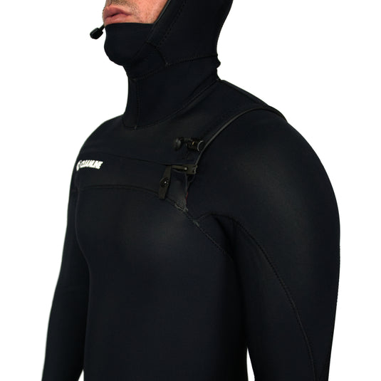 Cleanline 5/4 Hooded Chest-Zip Wetsuit 6