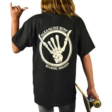 Load image into Gallery viewer, Cleanline Youth Shaka Bones T-Shirt 8
