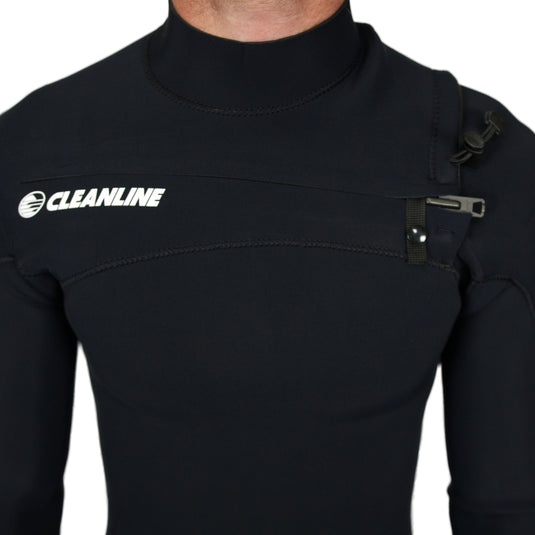 Cleanline 4/3 Chest-Zip Wetsuit 4