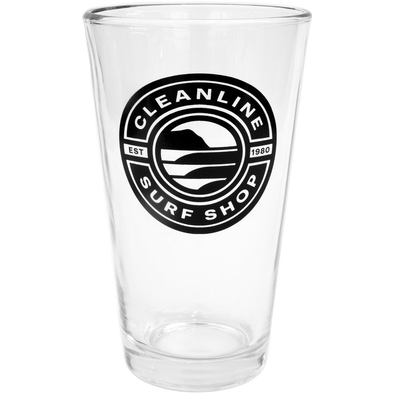 Load image into Gallery viewer, Cleanline Rollin' 16 oz. Pint Glass 1
