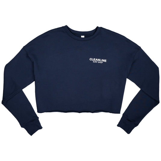 Cleanline Women's Lines Cropped Sweatshirt 2