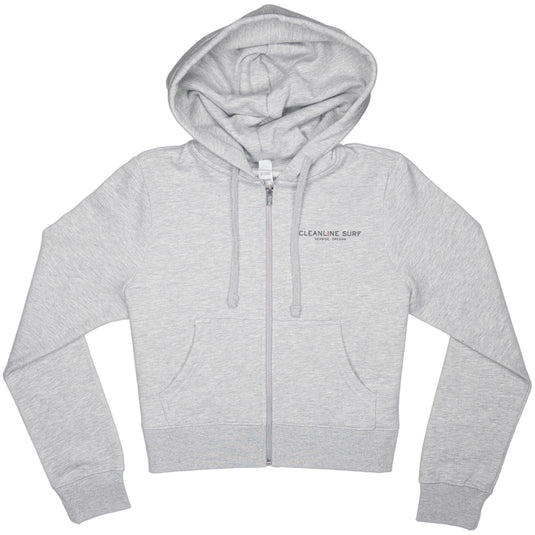 Cleanline Women's Tillamook Rays Crop Zip-Up Hoodie 2