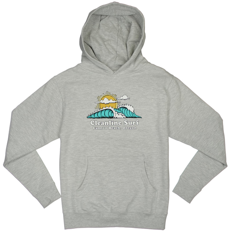 Load image into Gallery viewer, Cleanline Youth Sunset Tube Hoodie 1
