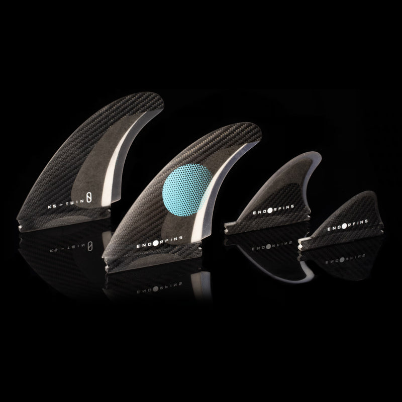 Load image into Gallery viewer, Endorfins KS Single Tab Twin + 2 Fin Set 7
