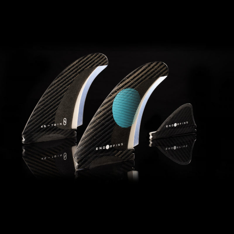 Load image into Gallery viewer, Endorfins KS Single Tab Twin + 2 Fin Set 6
