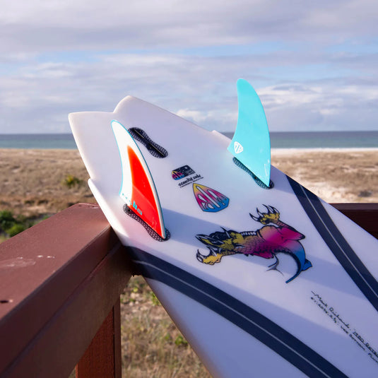 FCS II Mark Richards Freeride PG Twin Fin Set 4