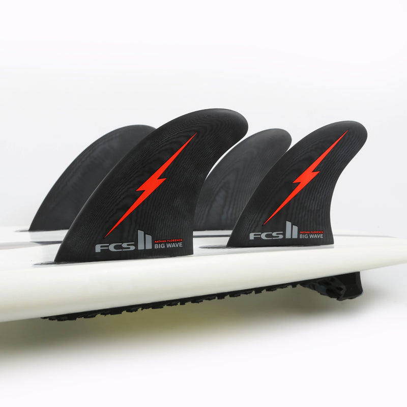 Load image into Gallery viewer, FCS II Nathan Florence Big Wave PG Quad Fin Set 3
