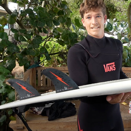 FCS II Nathan Florence Big Wave PG Quad Fin Set 4