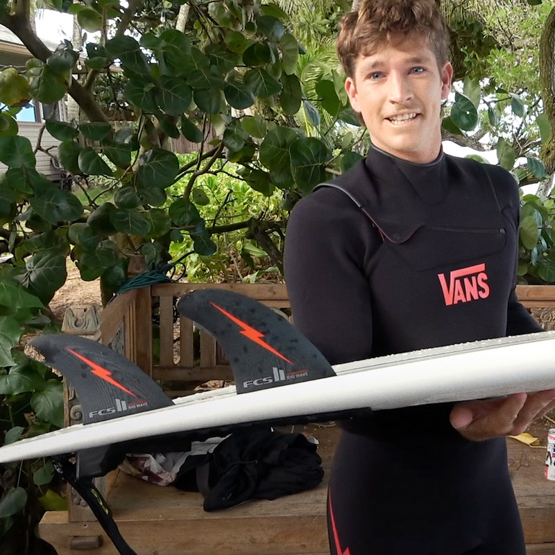 Load image into Gallery viewer, FCS II Nathan Florence Big Wave Tri-Fin Set 4
