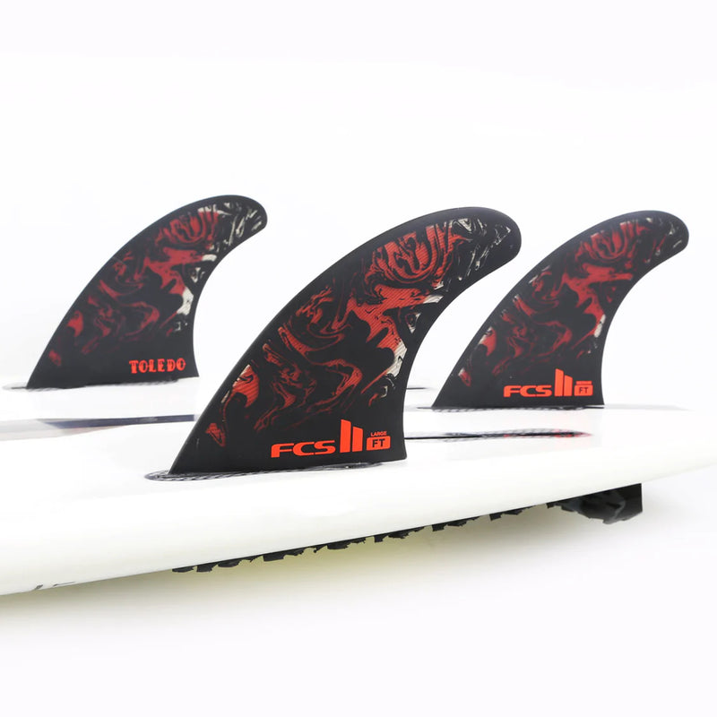 Load image into Gallery viewer, FCS II Filipe Toledo PC AirCore Tri-Fin Set 3
