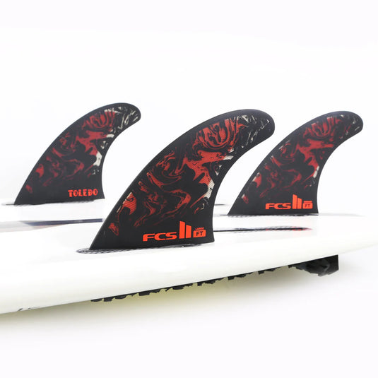 FCS II Filipe Toledo PC AirCore Tri-Fin Set 3