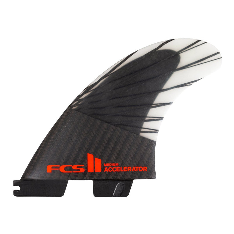 Load image into Gallery viewer, FCS II Accelerator PC Carbon Tri-Fin Set 1
