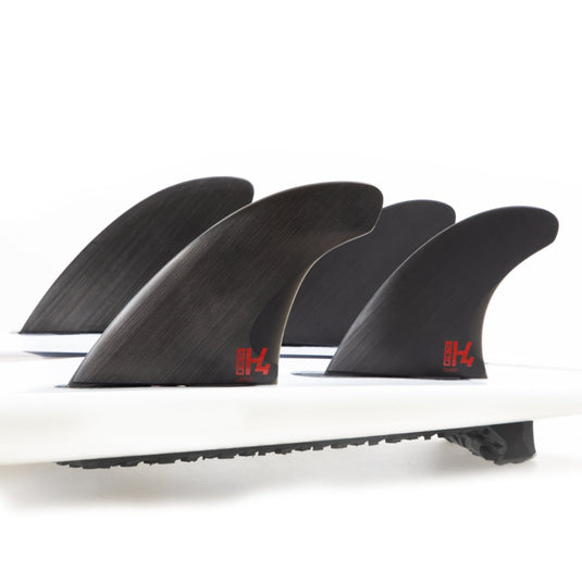 FCS II H4 PC Carbon Quad Rear Fin Set 3