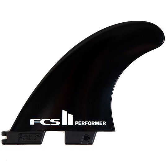 FCS II Performer GF Quad Rear Fin Set - Medium - Black 1