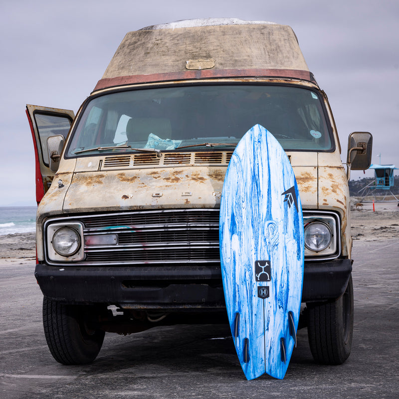 Load image into Gallery viewer, Firewire Seaside Helium 2025 Limited Edition 5'8 × 21 15/16 × 2 9/16 Surfboard - Blue 11
