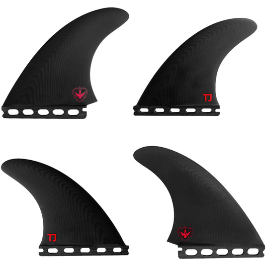 Flying Diamonds Taylor Jensen Single Tab Quad Fin Set 4
