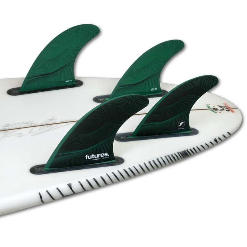 Load image into Gallery viewer, Futures F8 Legacy Honeycomb Quad Fin Set 3
