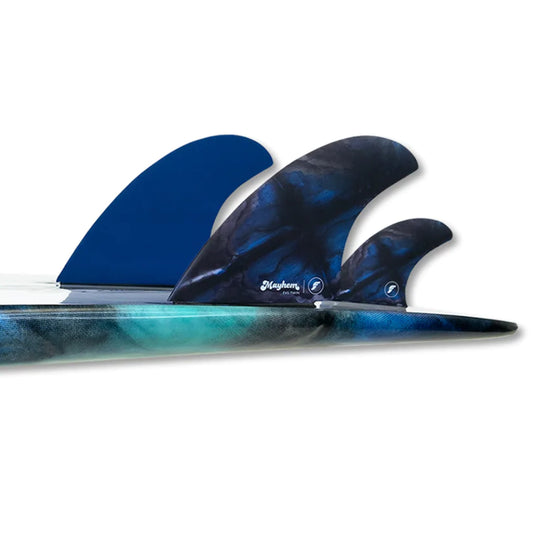Futures Mayhem Evil Twin + 1 Fin Set 6