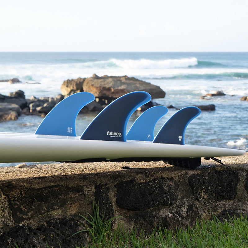 Load image into Gallery viewer, Futures Twiggy Big Wave Tri-Quad Fin Set 3

