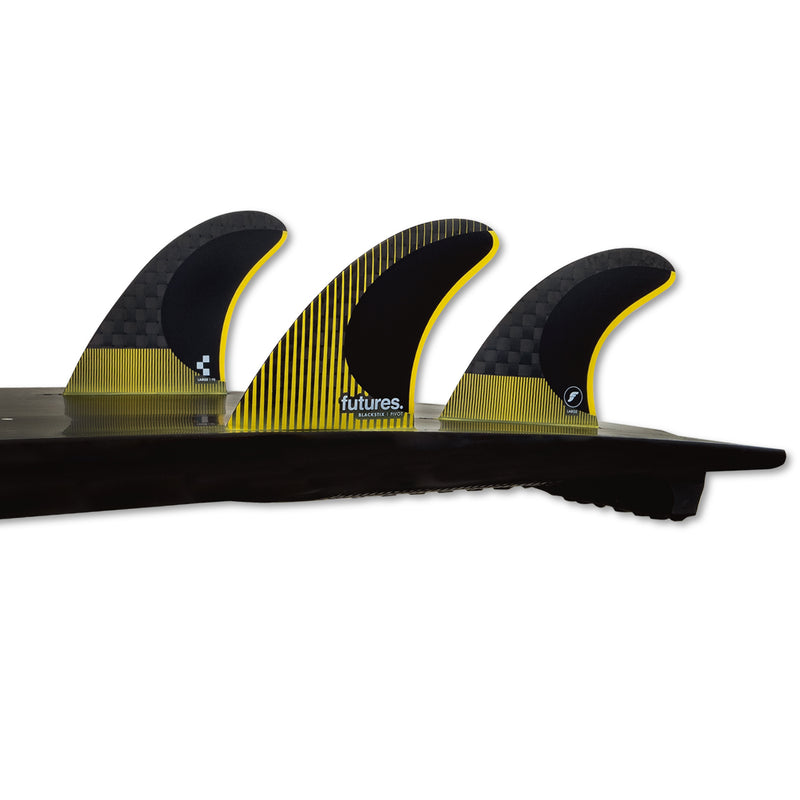 Load image into Gallery viewer, Futures P8 Blackstix Tri-Fin Set 6
