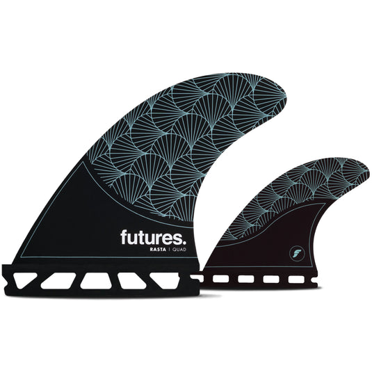 Futures Rasta Honeycomb Quad Fin Set 2