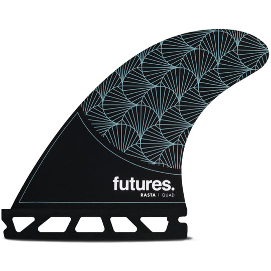 Futures Rasta Honeycomb Quad Fin Set