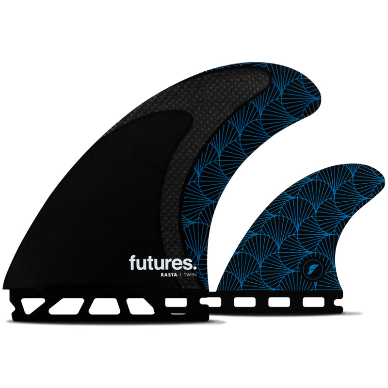 Load image into Gallery viewer, Futures Rasta Honeycomb Twin + 1 Fin Set 1
