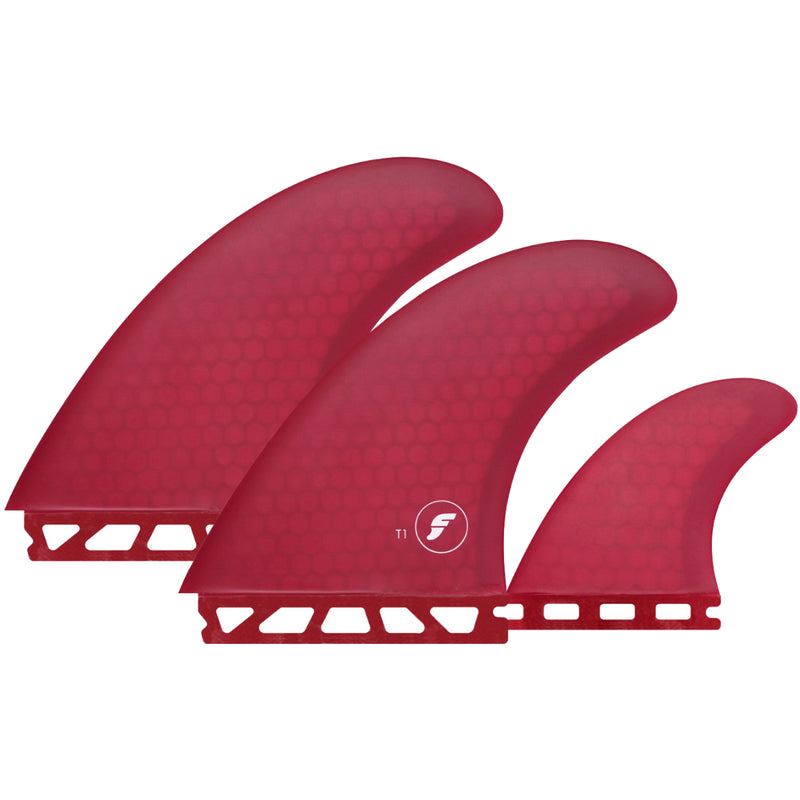 Load image into Gallery viewer, Futures T1 Honeycomb Twin + 1 Fin Set 6
