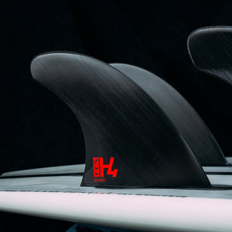 Load image into Gallery viewer, FCS II H4 PC Carbon Quad Rear Fin Set 5

