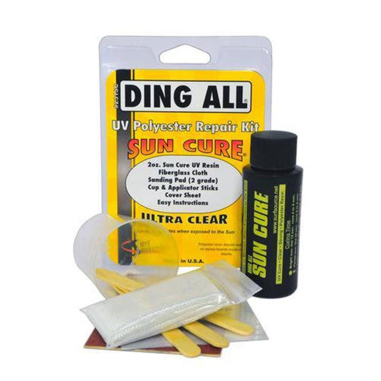 Ding All Sun Cure Polyester Fiberglass Repair Kit - 2oz. 2