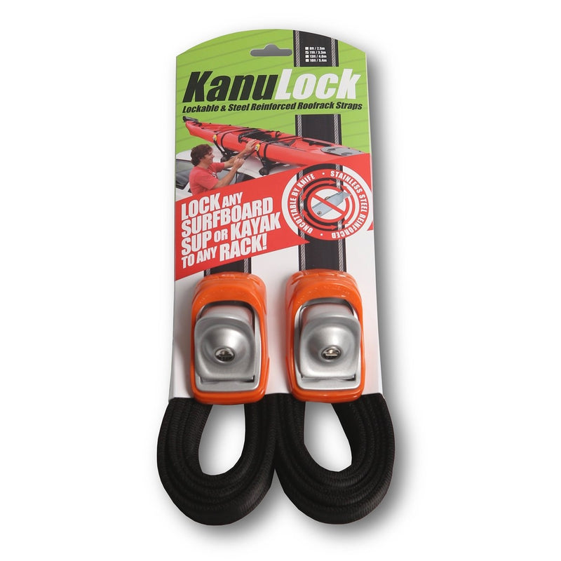 Load image into Gallery viewer, FCS KanuLock Rack Tie-Down Strap Set - 11" 1
