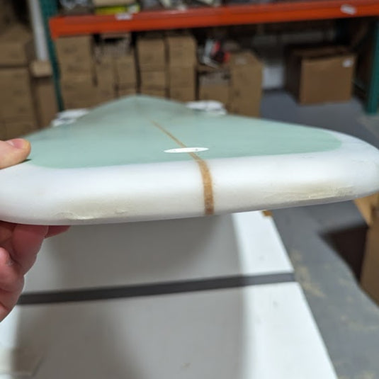 Modern Falcon PU 7'6 × 21 ⅞ × 2 ⅞ Surfboard - Olive • DAMAGED 5
