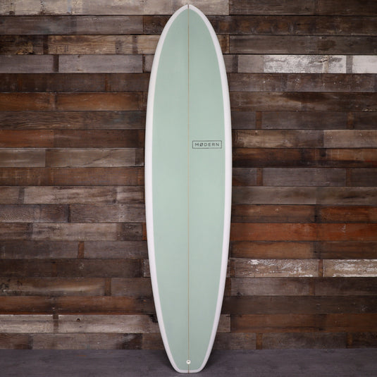 Modern Falcon PU 7'6 × 21 ⅞ × 2 ⅞ Surfboard - Olive • DAMAGED 1