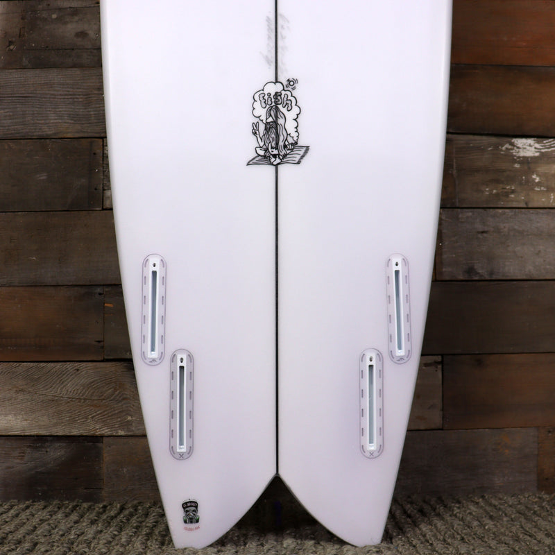 Load image into Gallery viewer, Murdey Fish 6'0 × 21 ¼ × 2 ½ Surfboard - Volan White 3
