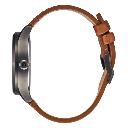 Nixon Sentry Solar Leather Watch 3