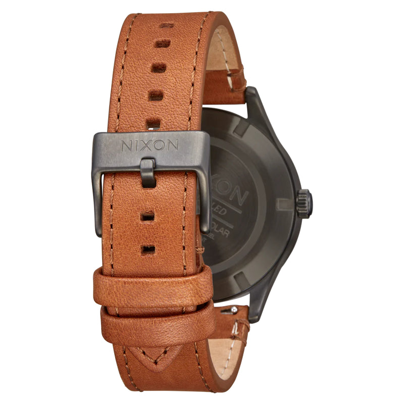 Load image into Gallery viewer, Nixon Sentry Solar Leather Watch 2
