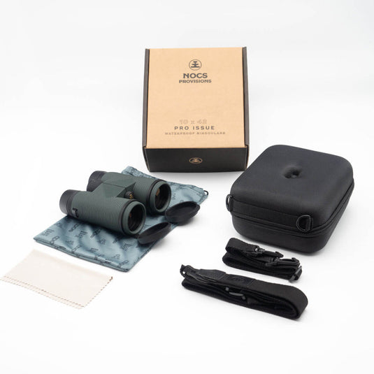 Nocs Provisions Pro Issue 8×42 Waterproof Binoculars - Alpine Green 8