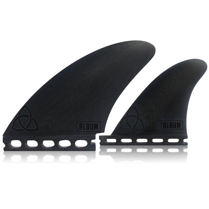Load image into Gallery viewer, NVS Album Fascination Apex Series Single Tab Quad Fin Set 2
