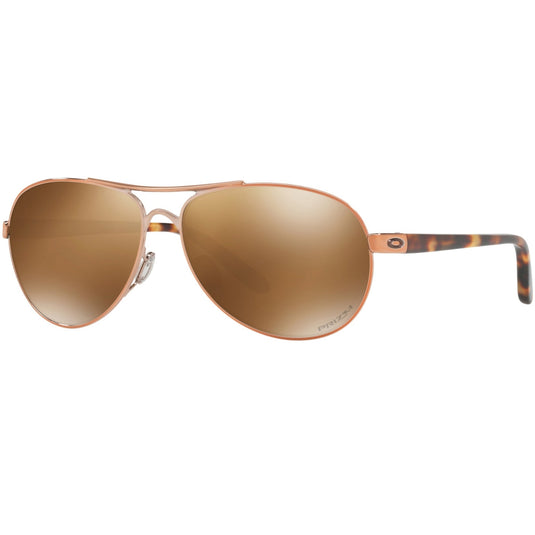 Oakley Women's Feedback Polarized Sunglasses - Rose Gold/Prizm Tungsten 1