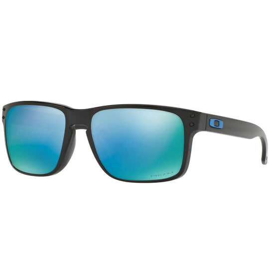 Oakley Holbrook Polarized Sunglasses - Polished Black/Prizm Deep Water