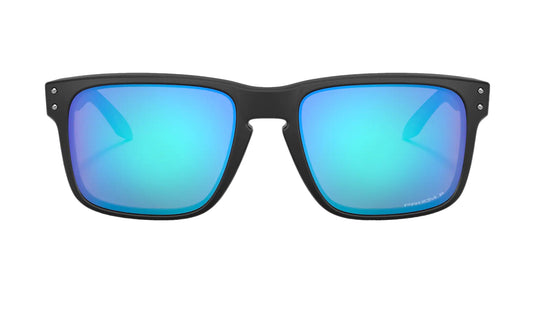 Oakley Holbrook Polarized Sunglasses - Matte Black/Prizm Sapphire 2