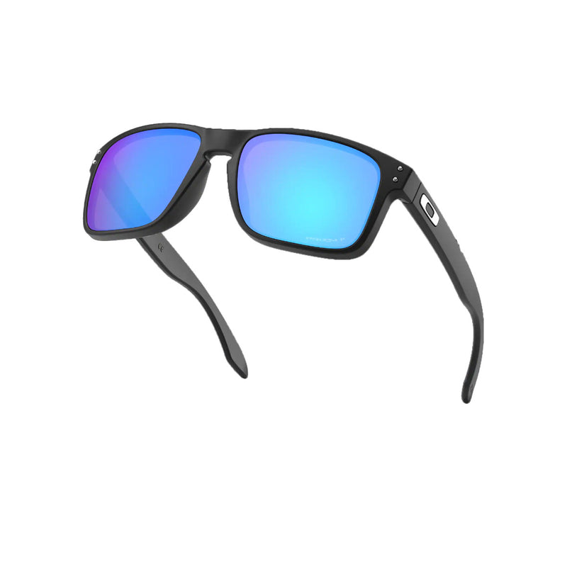 Load image into Gallery viewer, Oakley Holbrook Polarized Sunglasses - Matte Black/Prizm Sapphire 4
