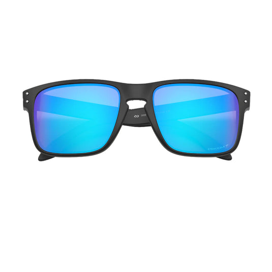 Oakley Holbrook Polarized Sunglasses - Matte Black/Prizm Sapphire 6