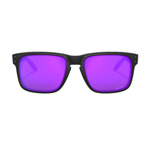 Oakley Holbrook Sunglasses - Matte Black/Prizm Violet 2