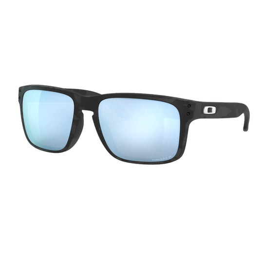 Oakley Holbrook Polarized Sunglasses - Matte Black Camo/Prizm Deep Water